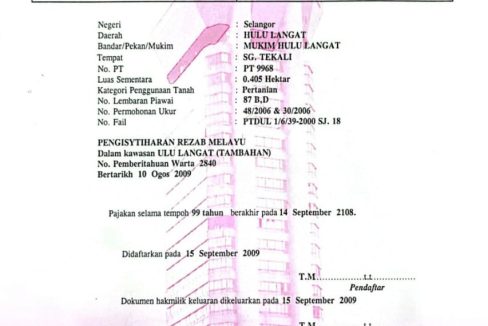 Sungai Tekali Hulu Langat