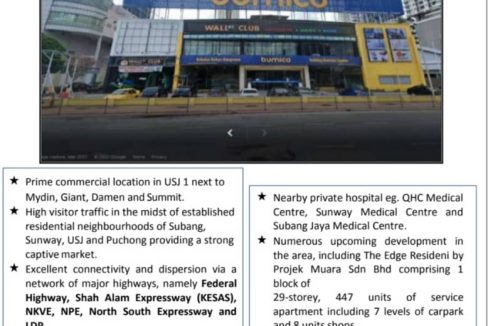 Warehouse USJ Subang Jaya Puchong
